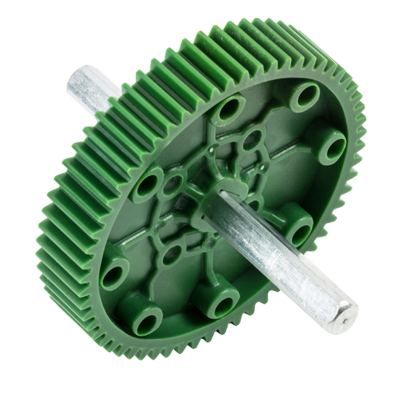 Customized injection plastic part gears wheels and rollers