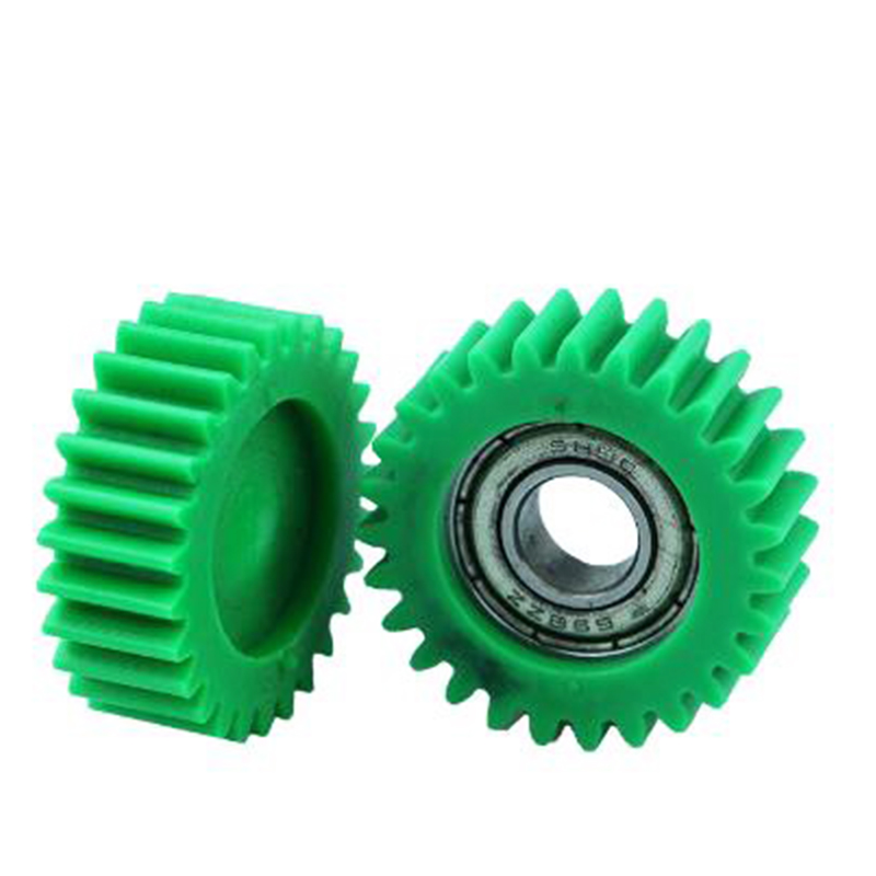 Customized injection plastic part gears wheels and rollers