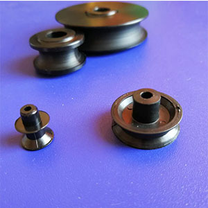 China high quality plastic injection part as wheels