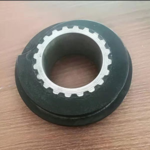 OEM part factory made nice vibration and oil resistance rubber caster wheel