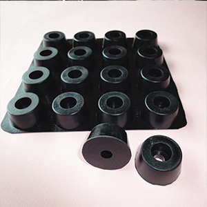 OEM part factory made nice vibration and oil resistance rubber caster wheel